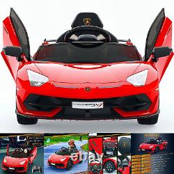 12V Licensed Lamborghini Kids Electric Vehicles Car Ride On Car Toy &Remote Gift