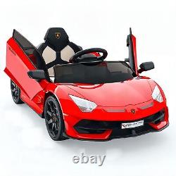 12V Licensed Lamborghini Kids Electric Vehicles Car Ride On Car Toy &Remote Gift