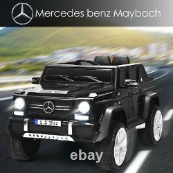 12V Licensed Mercedes-Benz Kids Ride On Car RC Motorized Vehicles withRemote Black