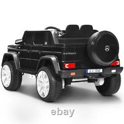 12V Licensed Mercedes-Benz Kids Ride On Car RC Motorized Vehicles withRemote Black