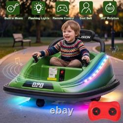 12V Ride On Bumper Car for Kids Toddlers Electric Vehicle Toy with Remote Control
