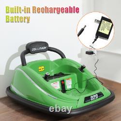 12V Ride On Bumper Car for Kids Toddlers Electric Vehicle Toy with Remote Control