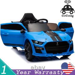 12V Ride On Car Ford Mustang Shelby GT500 Kids Toy with Remote Controlt for Age 3+