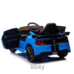 12V Ride On Car Ford Mustang Shelby GT500 Kids Toy with Remote Controlt for Age 3+