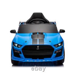 12V Ride On Car Ford Mustang Shelby GT500 Kids Toy with Remote Controlt for Age 3+