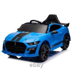 12V Ride On Car Ford Mustang Shelby GT500 Kids Toy with Remote Controlt for Age 3+