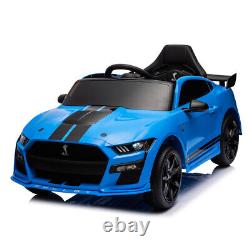 12V Ride On Car Ford Mustang Shelby GT500 Kids Toy with Remote Controlt for Age 3+