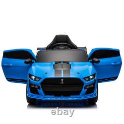 12V Ride On Car Ford Mustang Shelby GT500 Kids Toy with Remote Controlt for Age 3+