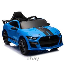 12V Ride On Car Ford Mustang Shelby GT500 Kids Toy with Remote Controlt for Age 3+