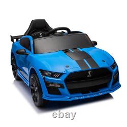 12V Ride On Car Ford Mustang Shelby GT500 Kids Toy with Remote Controlt for Age 3+