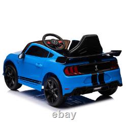 12V Ride On Car Ford Mustang Shelby GT500 Kids Toy with Remote Controlt for Age 3+