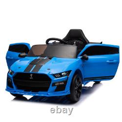 12V Ride On Car Ford Mustang Shelby GT500 Kids Toy with Remote Controlt for Age 3+