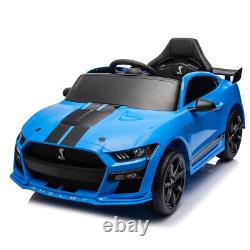 12V Ride On Car Ford Mustang Shelby GT500 Kids Toy with Remote Controlt for Age 3+