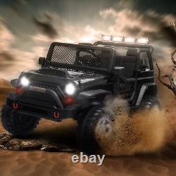 12V Ride On Toy 2 Seater Electric Vehicle Jeep Truck Car Xmas Gift for Kids Boys