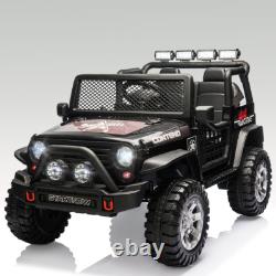 12V Ride On Toy 2 Seater Electric Vehicle Jeep Truck Car Xmas Gift for Kids Boys