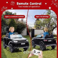 12V Ride On Toy Electric Car for Kids Electric Vehicle with Remote Control Black
