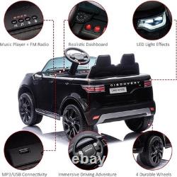 12V Ride On Toy Electric Car for Kids Electric Vehicle with Remote Control Black