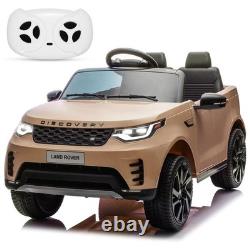 12V Ride On Toy Electric Car for Kids Electric Vehicle with Remote Control Brown