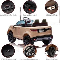 12V Ride On Toy Electric Car for Kids Electric Vehicle with Remote Control Brown