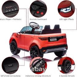 12V Ride On Toy Electric Car for Kids Electric Vehicle with Remote Control Red