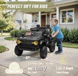 12V Ride On Toy For Kids, Ford Raptor Kids Electric Vehicle Car Remote Control