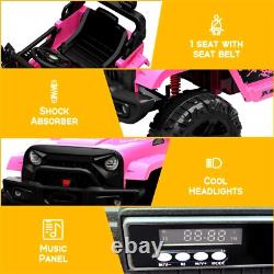 12V Ride on Car Electric Vehicles Kid Truck With Remote Control Spring Suspension