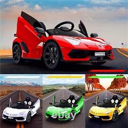 12V Ride on Car for Kids Electric Vehicles Sports Car Battery Powered + Control