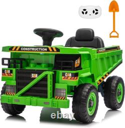 12V Ride on Dump Truck Kids Ride on Car for Kids, Battery Powered Electric Car w