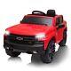 12v Ride On Red Car Truck Battery Powered Licensed Chevrolet Silverado Gmc Kids