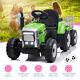 12v Ride On Tractor With Trailer Electric Kids Vehicle Car Toy + Remote Control
