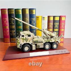132 CN PCL-181 155Mm Vehicle Mounted Howitzer Diecast Model Desert Camouflage