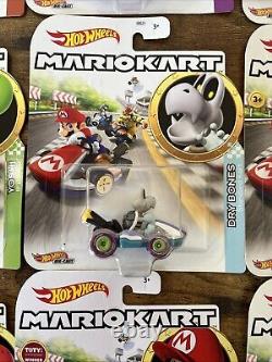 15 Car Lot Mario Hot Wheels MARIOKART Kart Diecast Car Vehicle Tanooki Mario