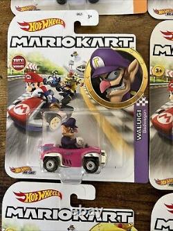 15 Car Lot Mario Hot Wheels MARIOKART Kart Diecast Car Vehicle Tanooki Mario