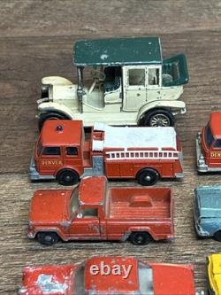 16 LOT Vintage LESNEY MATCHBOX Cars Made In England 1960s-1970s