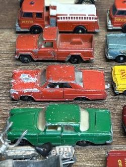 16 LOT Vintage LESNEY MATCHBOX Cars Made In England 1960s-1970s
