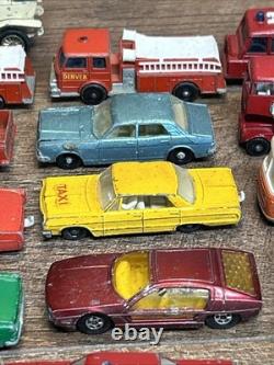 16 LOT Vintage LESNEY MATCHBOX Cars Made In England 1960s-1970s
