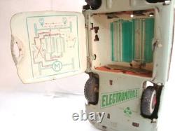 1950's Fat BUICK ELECTROMOBILE Tin battery operated car made in Japan 2 tone