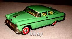 1950's Ford 2-dr Coupe- Tin Friction Car- Asahi- Japan-9 Exc Vintage Toy