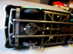 1950's Ford 2-dr Coupe- Tin Friction Car- Asahi- Japan-9 Exc Vintage Toy