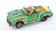 1950's Japan Sanchin Tin Battery Op Multi-action Jungle Benz Car