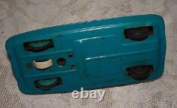 1950's Merry Xmas Car Santa Friction Vehicle Toy & Original Box Christmas JAPAN