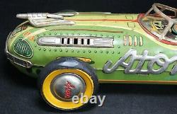 1950's Yonezawa Atom Friction Tin Car 16 Japan Vintage