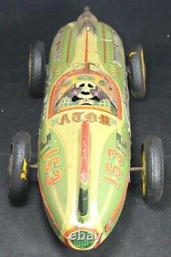 1950's Yonezawa Atom Friction Tin Car 16 Japan Vintage