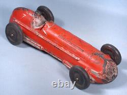 1950s or before Auburn Open Racer #7 Toy Hot Rod Race Car Molded Rubber Vehicle