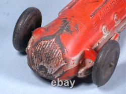1950s or before Auburn Open Racer #7 Toy Hot Rod Race Car Molded Rubber Vehicle