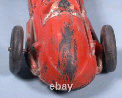 1950s or before Auburn Open Racer #7 Toy Hot Rod Race Car Molded Rubber Vehicle