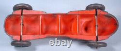 1950s or before Auburn Open Racer #7 Toy Hot Rod Race Car Molded Rubber Vehicle