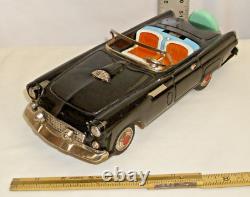1956 Ford Thunderbird Convertible Tin Friction Toy Car 10 Japan