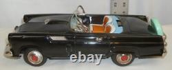 1956 Ford Thunderbird Convertible Tin Friction Toy Car 10 Japan