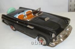 1956 Ford Thunderbird Convertible Tin Friction Toy Car 10 Japan